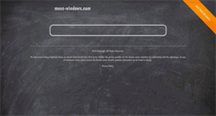 Desktop Screenshot of moss-windows.com